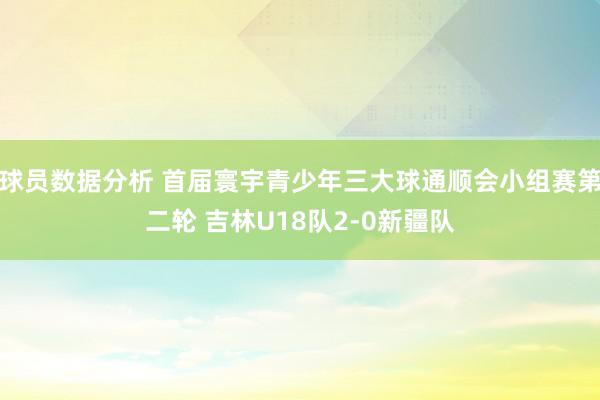 球员数据分析 首届寰宇青少年三大球通顺会小组赛第二轮 吉林U18队2-0新疆队