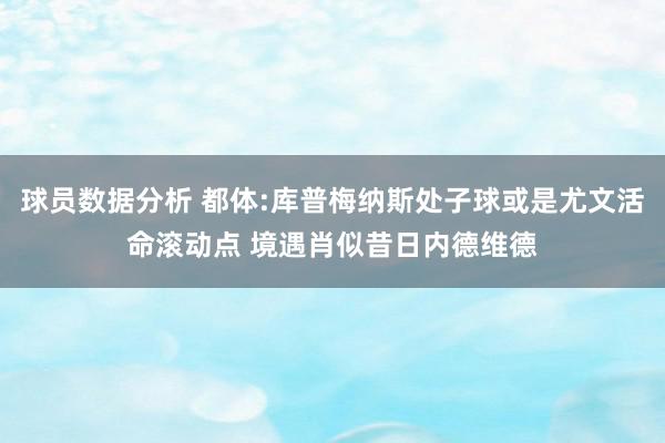 球员数据分析 都体:库普梅纳斯处子球或是尤文活命滚动点 境遇肖似昔日内德维德