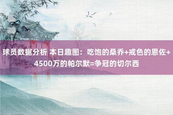 球员数据分析 本日趣图：吃饱的桑乔+戒色的恩佐+4500万的帕尔默=争冠的切尔西