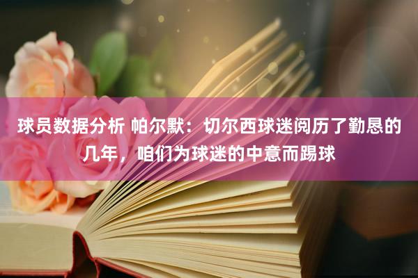 球员数据分析 帕尔默：切尔西球迷阅历了勤恳的几年，咱们为球迷的中意而踢球