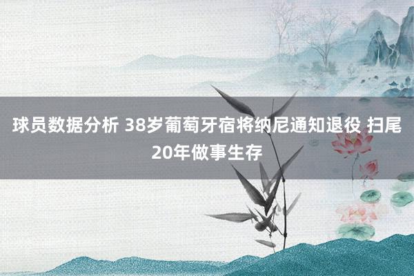 球员数据分析 38岁葡萄牙宿将纳尼通知退役 扫尾20年做事生存